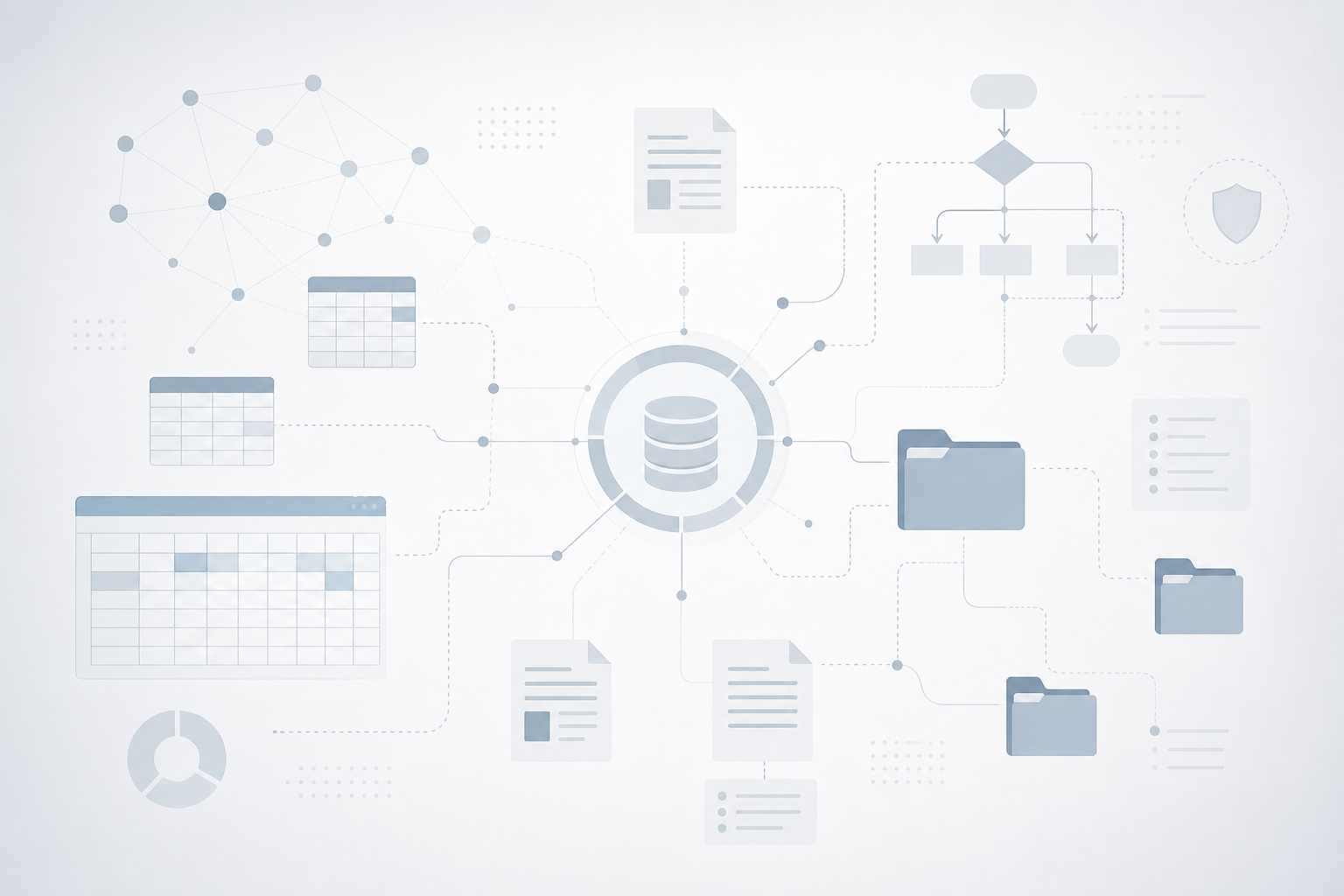 Abstract representation of a documentation reconciliation lattice